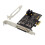Parallel Port DB25 25Pin PCIE Riser Card Communication Control Cards 6