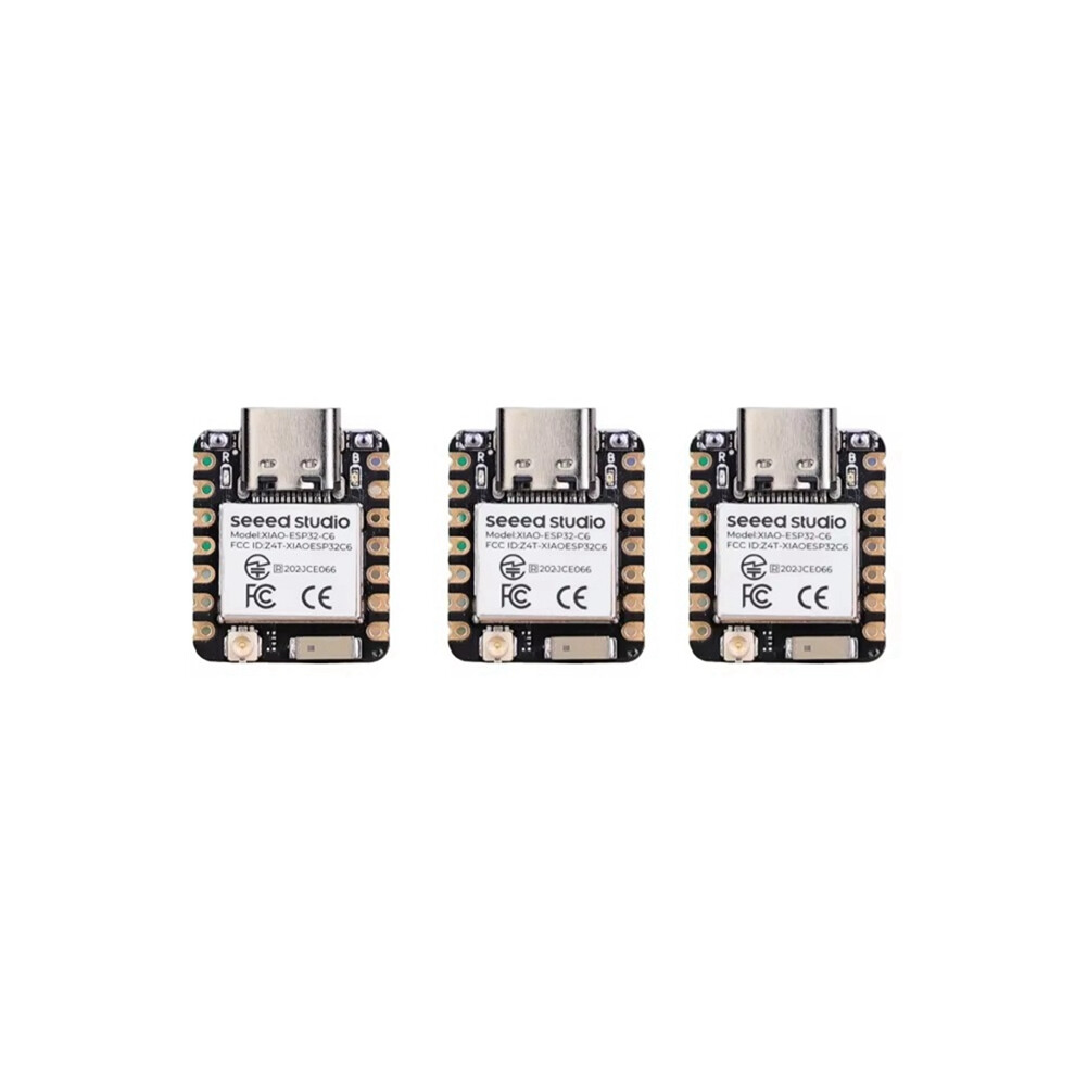 For Xiao Esp32c6-2.4 Ghz Wifi 6,Bluetooth 5.3 For Zigbee Thread 3Pcs 4853542393774