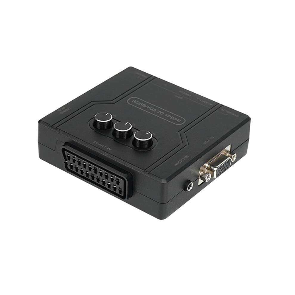 Rgbs Vga To Ypbpr Component Converter Scart Ycbcr 4853542395358