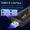 Adapter USB WiFi 6E AX5400 WiFi6E dla systemów Win10 i Win11 4
