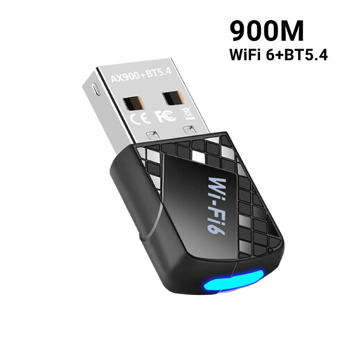 AX900 USB WiFi 6 -sovitin 900 Mbps Bluetooth 5.4 2 in 1 Dongle 2
