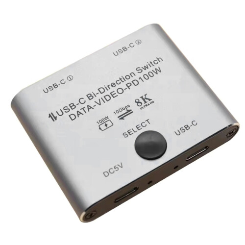 Comutator bidirecțional USB-C, splitter, 8K, switcher KVM, 60 Hz 1