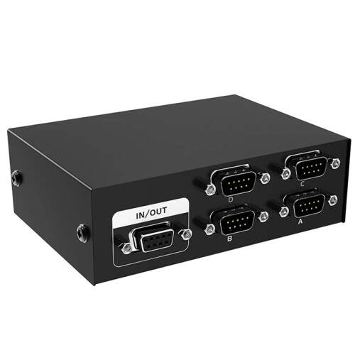 RS232 Switch 4 in 1 Out Serial DB9 Pin Switcher 4x1 PC