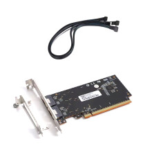 Karta graficzna zewnętrzna PCIe 4.0 X16 do adaptera tylnego SlimSAS 8654
