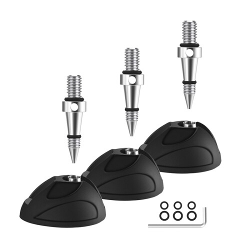 3Pcs Tripod Flexible Feet Pad Non Slip Monopod Replacement
