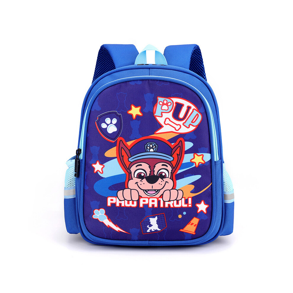 (Blue Dog) Blue Backpack Ultraman For Kids With Cartoon Print Design-image-OPC-PGG6KBZ-NEW