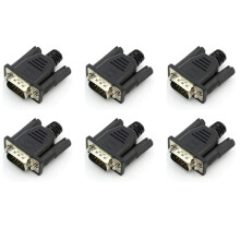 Adaptador de vídeo virtual VGA macho com plugue fictício e placa de trava EDID