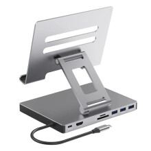 Stacja dokująca do laptopa, gniazdo SD TF, stacja Ethernet, B