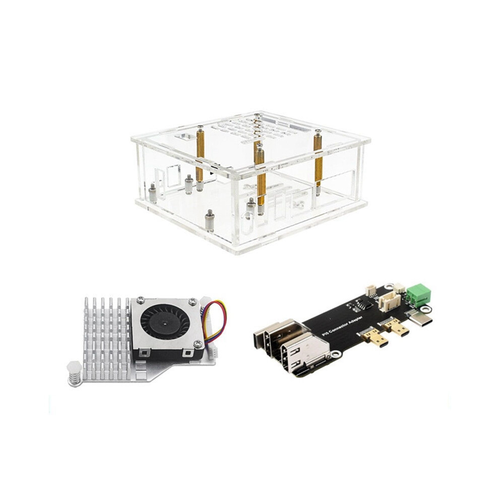 Per 5 Case+Radiatore+ -Compatibile Con La Scheda Adattatore Hd