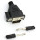 Adaptador de vídeo virtual VGA macho com plugue fictício e placa de trava EDID 8