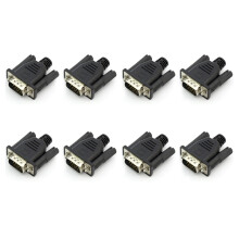 Adaptador de vídeo virtual VGA macho com plugue fictício e placa de trava EDID