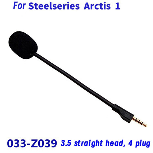 Vervang 3,5 mm Microfoonmicrofoon voor Arctis 1 Game Headsets Gaming Hoofdtelefoons Microfoon 2