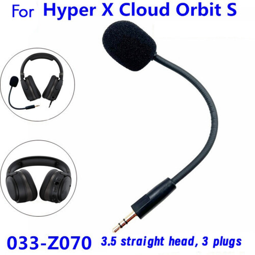 Vervang 3,5 mm Microfoonmicrofoon voor X Cloud Orbit S Game Headsets Gaming Hoofdtelefoons Microfoon 2