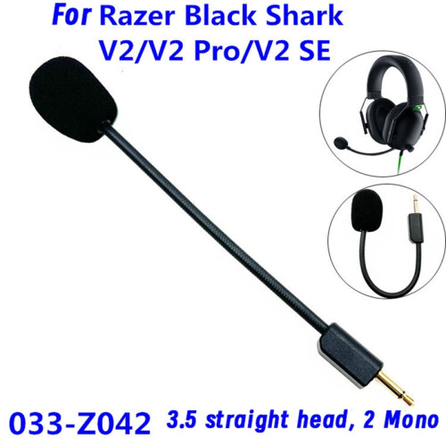 Vervang 3,5 mm Microfoonmicrofoon voor V2/V2 Pro/V2 SE Game Headsets Gaming Hoofdtelefoons Microfoon 2