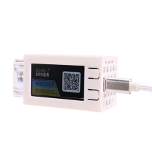För Nerdminer V2 Pro Miner 78KH/S Mini Bitcoin-lotteri Vit