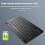 Πληκτρολόγιο για Tablet PC Gaming Αξεσουάρ Μαύρο 3