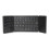 B089T Tastiera pieghevole con trackpad per iOS e, nero 5