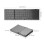 B089T Tastiera pieghevole con trackpad per iOS e, nero 6