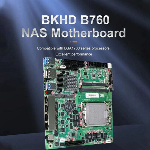 Scheda madre Mini ITX B760 NAS Processore domestico Firewall Server 2