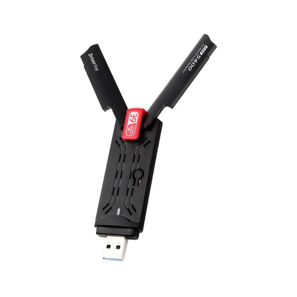 Ax5400 Wifi6e Adapter 5400Mhz Usb3.0 For Win 10/11 Black 4853542302288