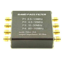 Malahit radio prefiltru BPF, filtru trece-bandă, 50 Ω, mufă SMA