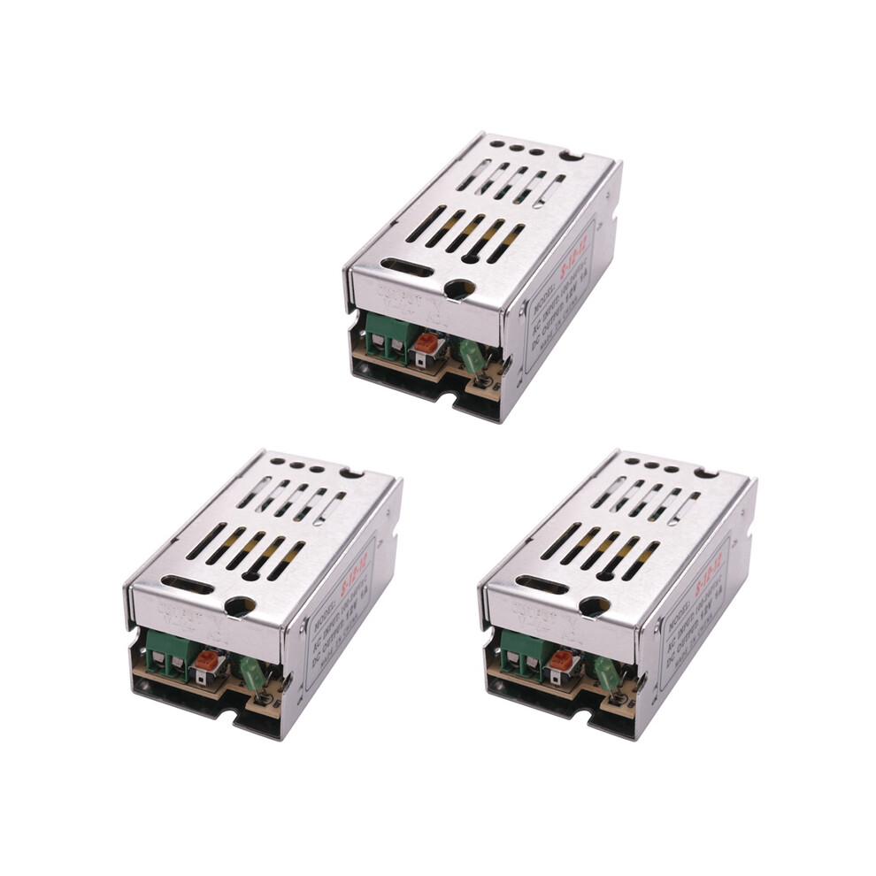 Voltage Transformer Power Supply Ac 110/220V To Dc 12V 1A Silver 4853542304633