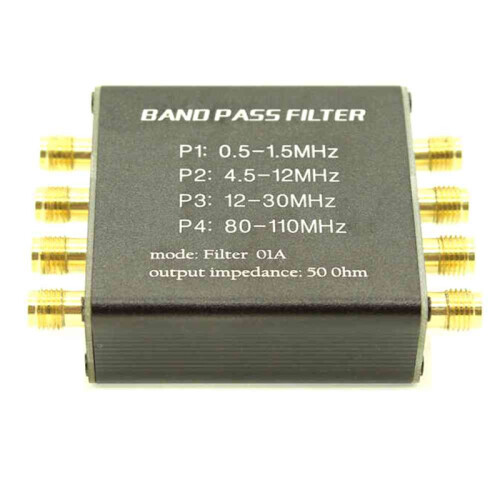 Malakit RF-förfilter BPF bandpassfilter 50 ohm SMA-kontakt 1