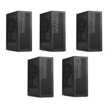 5X A09 HTPC Computerbehuizing Mini ITX Gaming PC Chassis Desktop USB2.0 Thuiscomputerbehuizing Zwart