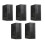 5X A09 HTPC Computerbehuizing Mini ITX Gaming PC Chassis Desktop USB2.0 Thuiscomputerbehuizing Zwart 1