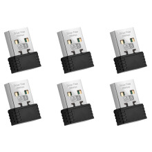 6X Draadloze WiFi 6-Adapter AX286 802.11Ax 2,4GHz Gratis Stuurprogramma USB-Netwerkkaart voor Win7/10/11 Computer Mini WiFi-Receptor