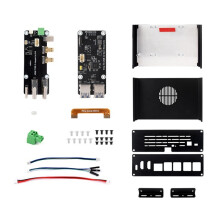 Kit de Minicomputador Multifuncional Projetado para 5, Case Liga Alumínio Adaptador PCIe B