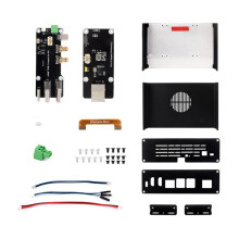 Kit de Minicomputador Multifuncional Projetado para 5, Case Liga Alumínio Adaptador PCIe A