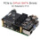 X1009 PCIe vers 5 Port SATA Shield pour EU Plug 4