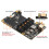 X1009 PCIe vers 5 Port SATA Shield pour EU Plug 5