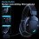 Wireless Gaming Headset with Mic 2.4G Bluetooth Headphone Black 6