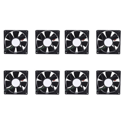 8st 90 X 25MM DC 12V 0,60A 4-Pins Computer CPU-Koelventilatoren
