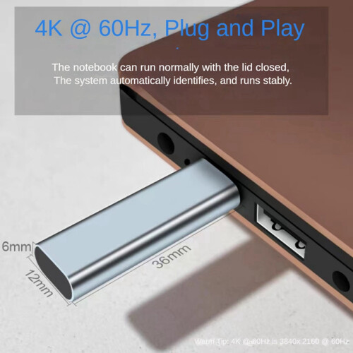 2X USB Typ-C Virtual Display Adapter DDC EDID Dummy Plug Headless Ghost Emulator Load 4K@60Hz 2