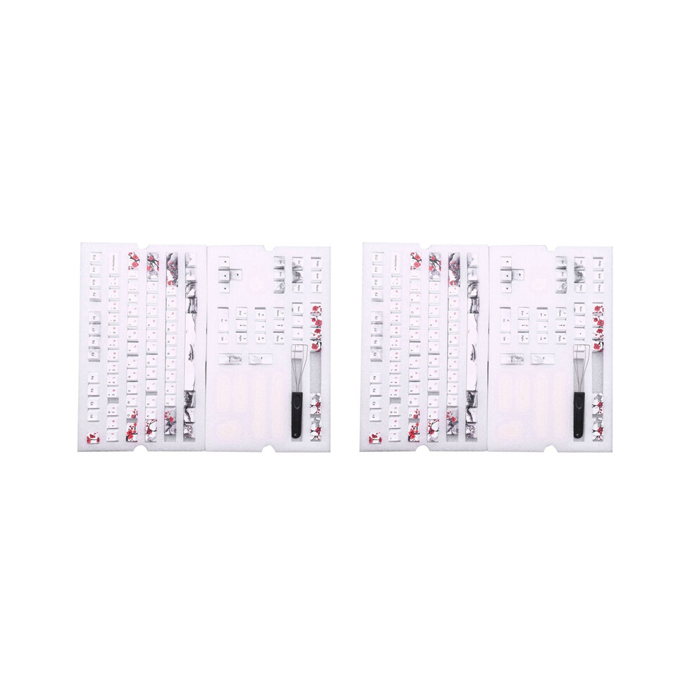 110 Keys Pbt Keycap Dye-Sublimation Plum Profile Key Cap Japanese 4853542307061