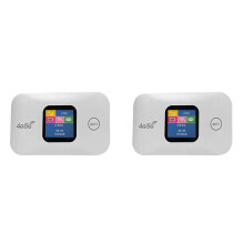 2X Draagbare 4G WiFi-Router MiFi 150Mbps Auto Mobiel WiFi Draadloze Hotspot Kleurenscherm met Simkaartsleuf Ondersteuning 10 Gebruikers