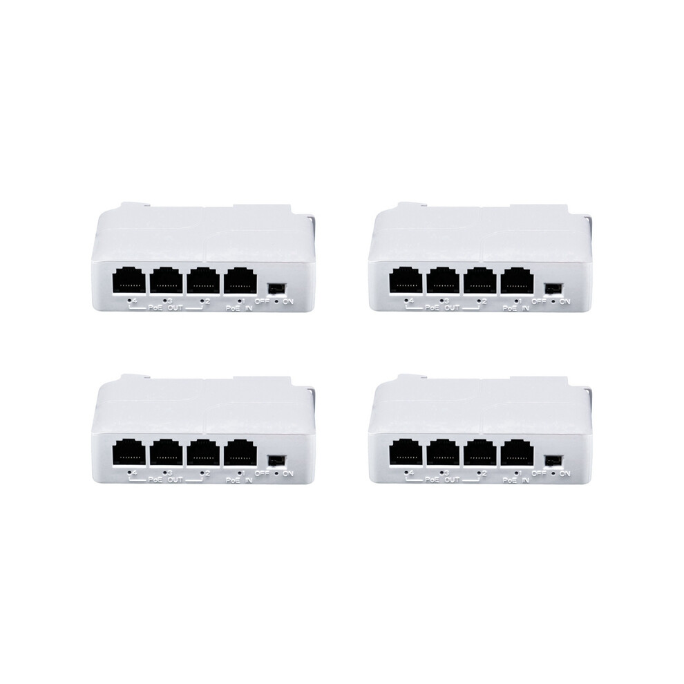 Ripetitore Poe 10/100M Poe Extender Da 1 A 3 Porte Per Switch Poe