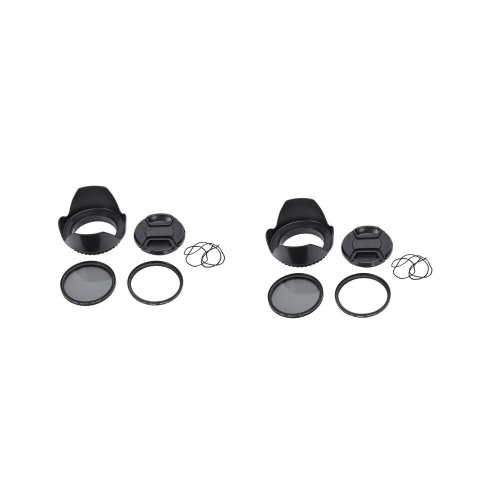 Kit filtre UV CPL 58mm pour 700D 100D 600D 1200D Capot d'objectif