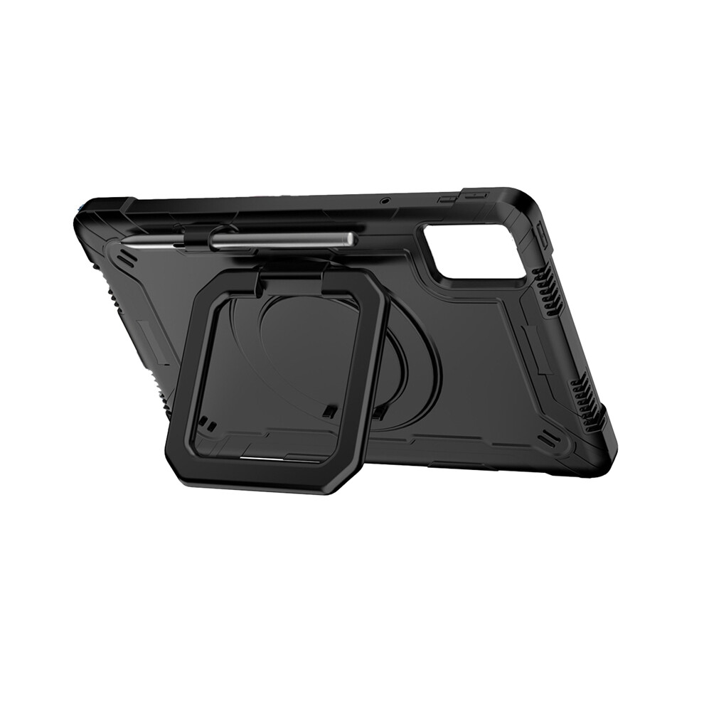 Custodia Per Tablet Con Supporto Girevole E Tracolla, Nera