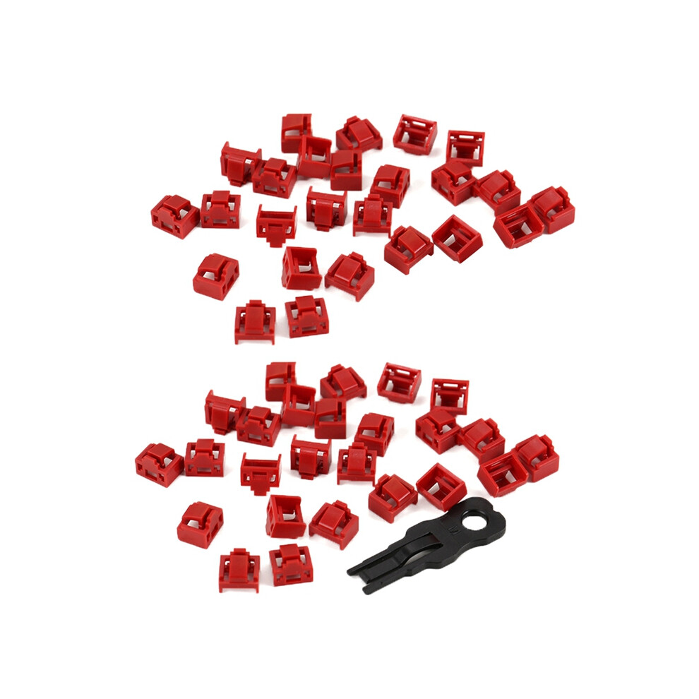 600 PeÃ§as Red RJ45 Port Ethernet LAN Hub Anti Dust Cover Plug Cap Blockout Protector com Fechadura ProprietÃ¡ria e Chave