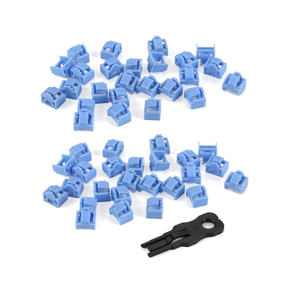 400Pcs Rj45 Port Ethernet Lan Hub Anti Dust Cover Plug Cap Blue 4853542314199