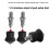 3Pcs Tripod Monopod Legs Feet Replacement Parts 4