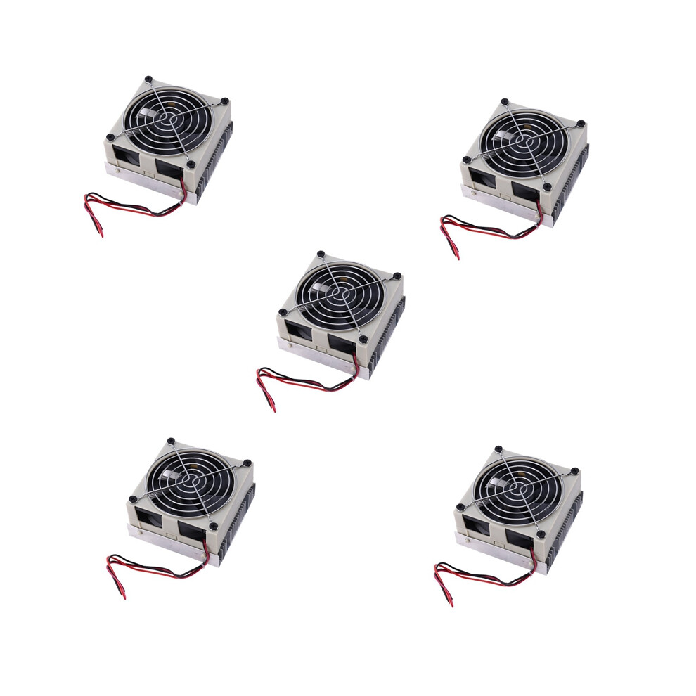 5X Diy Enfriador TermoeléCtrico System De RefrigeracióN Semiconductor Kit Disipador Peltier Para Agua 10L-image