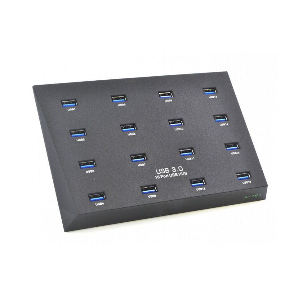 A-163 25W Powered Super Data Speed 5Gbps 16 Porte USB3.0 Spina Ue