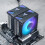 -3000 ARGB Dual-Tower CPU Cooler Czarny 6