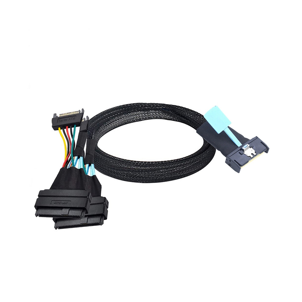 Cavo Adattatore Da Sas Mcio 8I 74P A Dual Sff 8639 Per Server Da 0,5 M-image