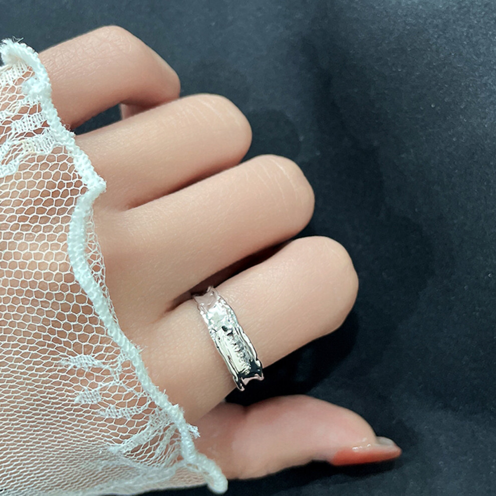 Contemporary Geometric Copper Ring With Alphabet Letters For Fashion Trendy Womens-image-OPC-PGG6TJH-NEW